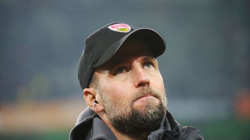 War unzufrieden: VfB-Trainer Hoeneß. Foto: Pressefoto Baumann/Hansjürgen Britsch