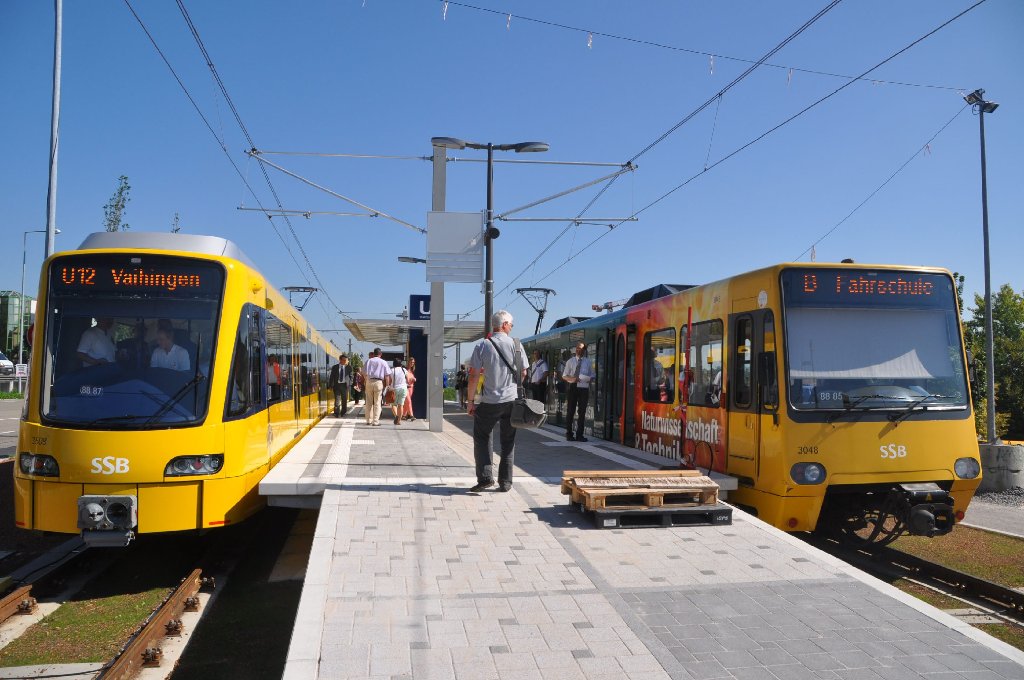 Sichtbarste Veränderung bei der SSB in Stuttgart: Die neuen Stadtbahnen DT 8.12 gehen auf die Strecke.