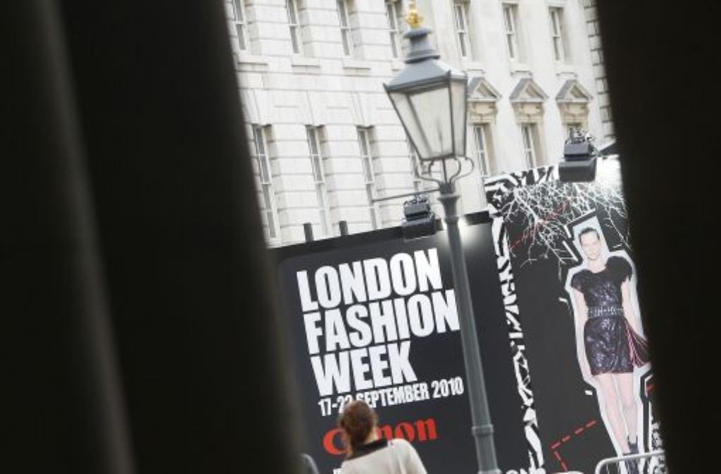 Die Fashion Week in London. Foto: AP