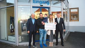 Kleider-Müller spendet für Tiago aus Binsdorf