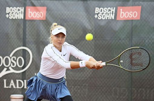 Favoritin Brenda Fruhvirtova hat sich bei den 24. boso Ladies Open in Hechingen den Turniersieg gesichert. Foto: Kara