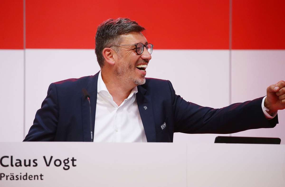 Der neue, alte Präsident des VfB Stuttgart: Claus Vogt.