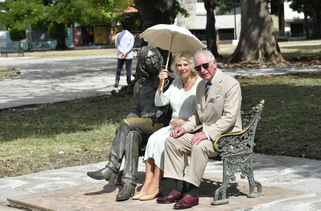 Ein Päuschen in Havanna: Prinz Charles und Ehefrau Camilla.