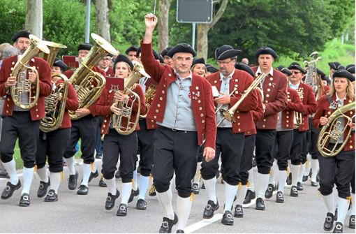Wenn in Jettingen von 14. bis 18. Juli das 50-jährige Gemeindejubiläum gefeiert wird, darf auch ein großer Festzug mit dem Unterjettinger Musikverein an der Spitze nicht fehlen. Foto: Priestersbach