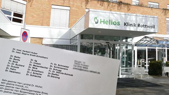 Mehr als 20 Ärzte schlagen wegen Helios-Klinik Alarm