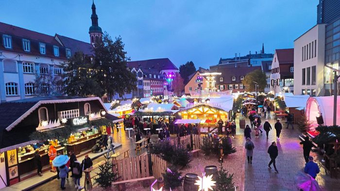 Offenburger Weihnachtsmarkt eröffnet