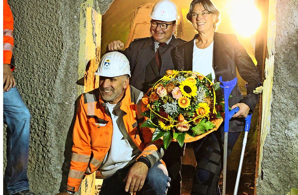 S-21-Tunneldurchbruch in Bad Cannstatt: 560 Sprengungen für 2648 Meter Tunnel