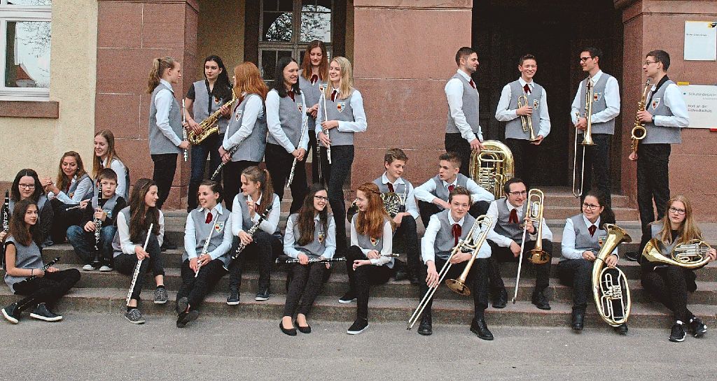 Beim Jugendorchester werden Nachwuchsmusiker schon früh an die sinfonische Blasmusik herangeführt.   Foto: Haid