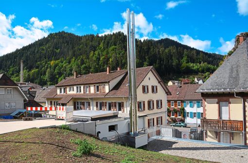 Die neue Heizzentrale spart der Stadt Hornberg viel Geld. Foto: Sauer