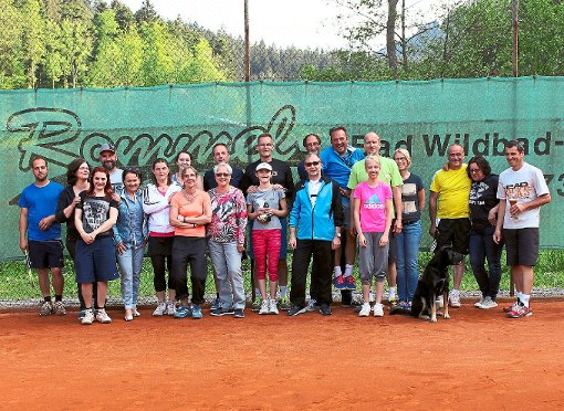 Die Teilnehmer am Bändelesturnier des TC Calmbach.  Foto: Verein Foto: Schwarzwälder-Bote