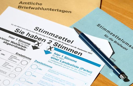 Am Sonntag wird der   Bundestag gewählt. Viele Balinger geben ihre Stimmen per Brief ab. Foto: Weißbrod