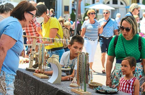 Rund 150 Aussteller boten beim Ettenheimer Künstler- und Naturparkmarkt ihre Waren an. Foto: Decoux