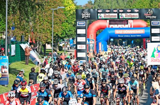 Drei Tage lang bestimmen wieder die Radsportler das Geschehen in Bad Dürrheim. Foto: Roger Müller