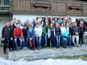 40 Skisportbegeisterte fahren mit dem Schneelaufverein Rottweil in die Schweiz. Foto: SLV Foto: Schwarzwälder Bote