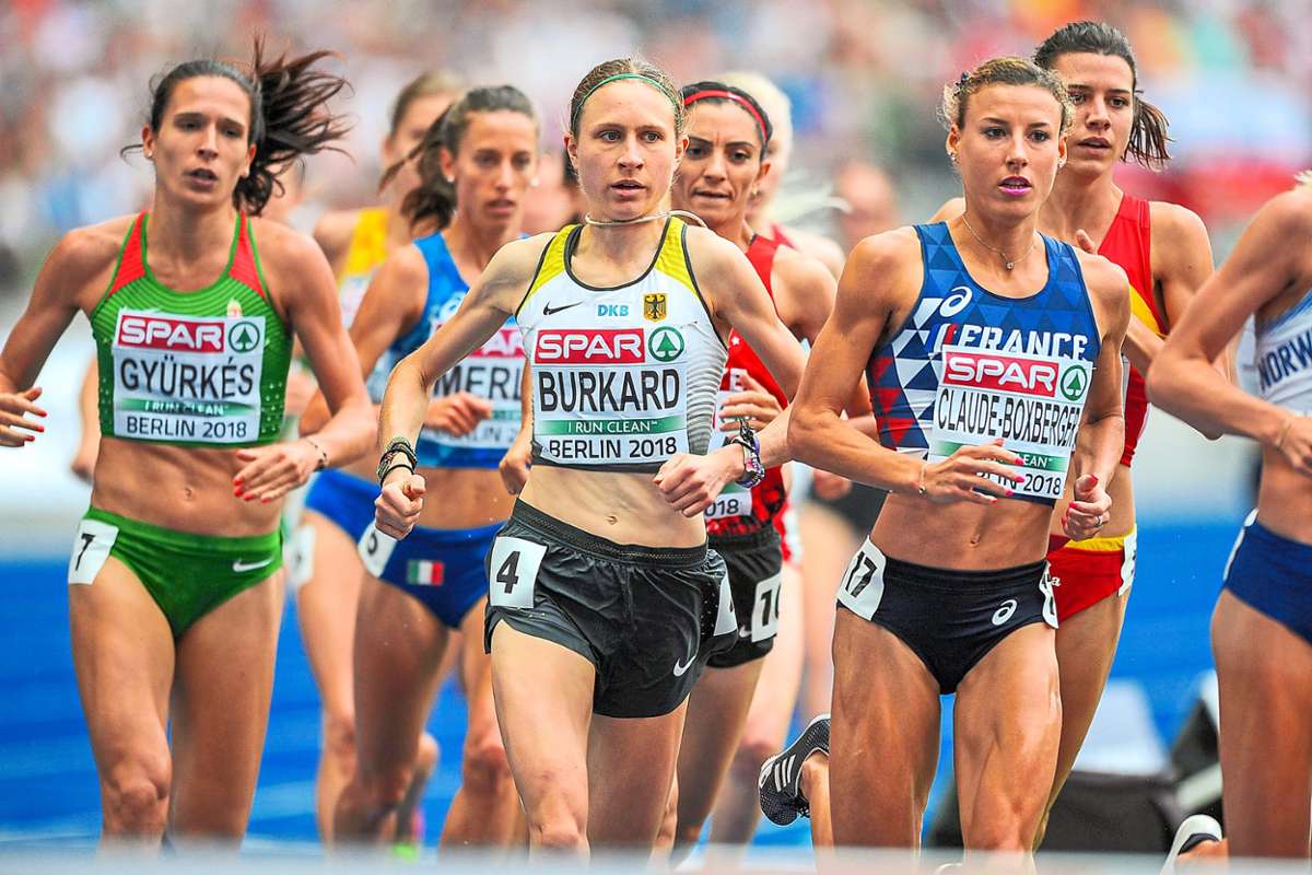 Elena Burkard unterstreicht  einmal mehr ihre starke Form und steht auch über 3000 Meter neben Platz vier in der Weltbestenliste nun ganz oben in der europäischen Bestenliste der laufenden Saison. Foto: Eibner