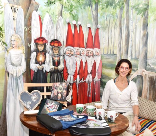 Die Stettener Künstlerin Silke Mager lädt am 23. und 24. November zur Ausstellung ins Bootshaus ein.  Foto: Siegmeier Foto: Schwarzwälder Bote