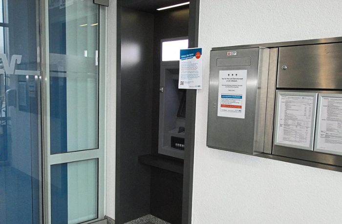 Volksbank verärgert Seedorfer: Kontoauszugsdrucker abgebaut und Geldautomat außer Betrieb