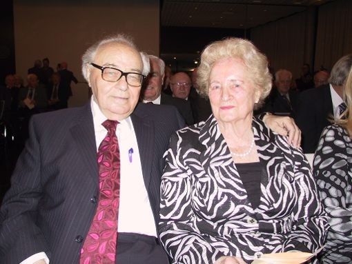 Gerhard Gebauer und seine Frau Liselotte feiern im Jahr 2011 ihren 85. Geburstag.  Foto: Streck