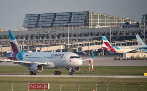 Die meisten Flüge, die am Flughafen Stuttgart ausfallen, betreffen Eurowings. Foto: Marijan Murat/dpa