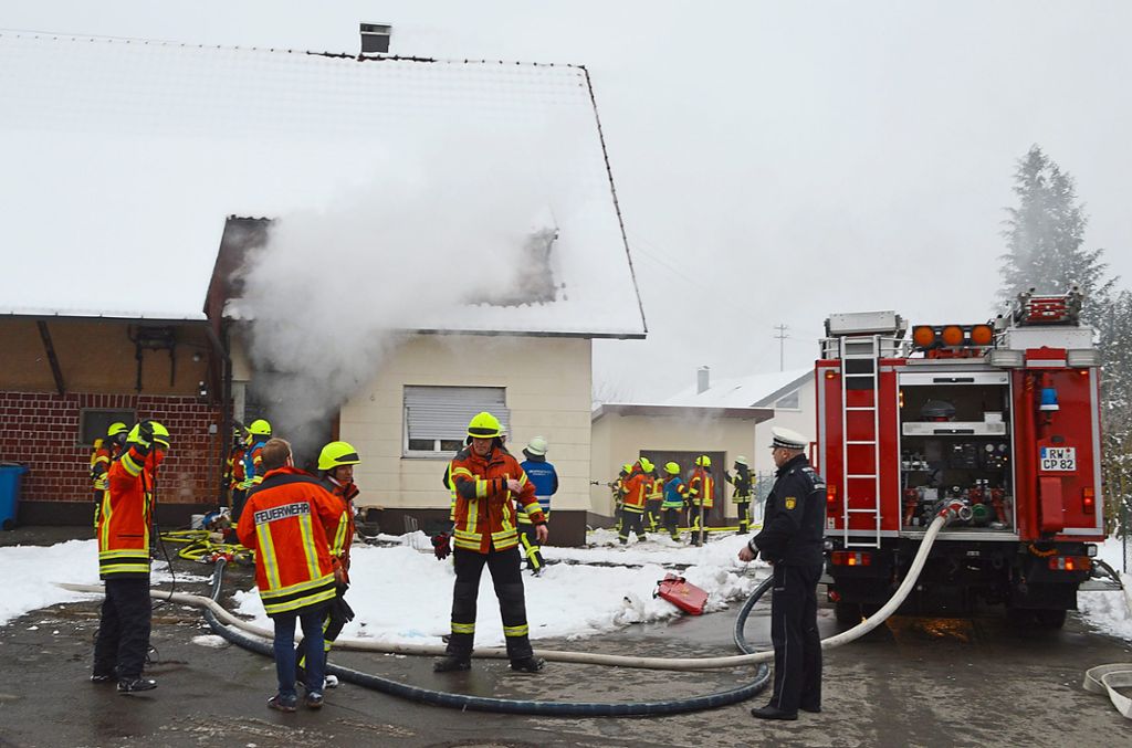 Eschbronn: Verpuffung in Mariazell: Frau flüchtet vor Rauchschwaden