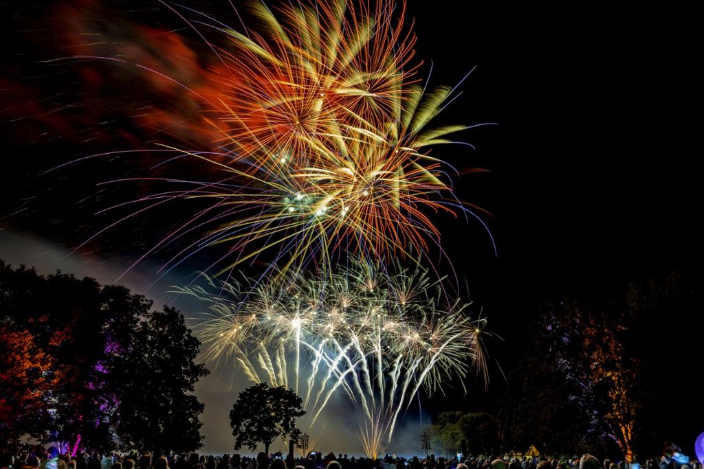 Auch ein großes Feuerwerk wird es beim Sommernachtsfest geben.