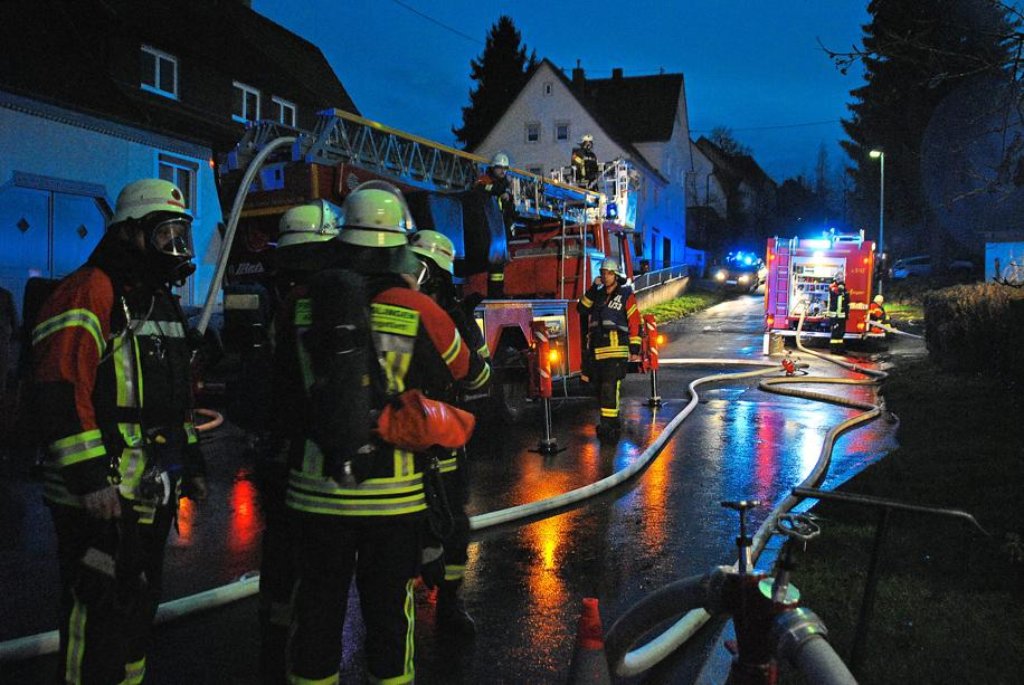 In einem Haus in der Alten Steige ist am Freitagnachmittag ein Brand ausgebrochen. Verletzt wurde niemand.