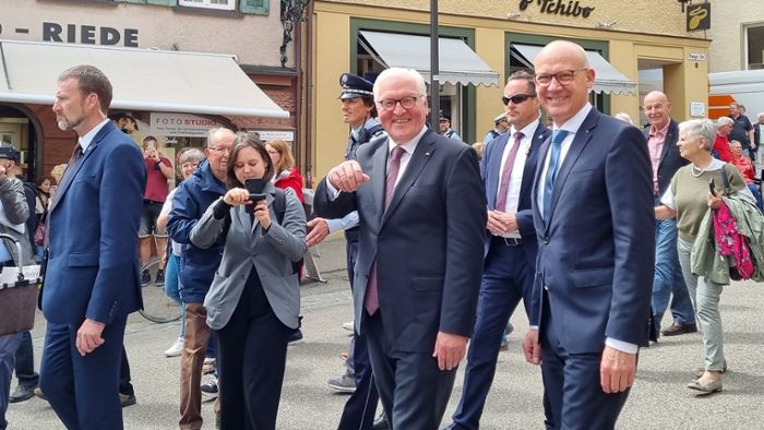 Wie die Zeit vergeht – Bundespräsident Steinmeier zu  Besuch in Rottweil