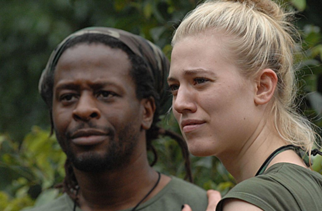 Mola Adebisi und Larissa Marolt mussten Dschungelprüfung Nummer sieben zusammen bestreiten.Alle Infos zu Ich bin ein Star - Holt mich hier raus! im Special bei RTL.de Foto: RTL