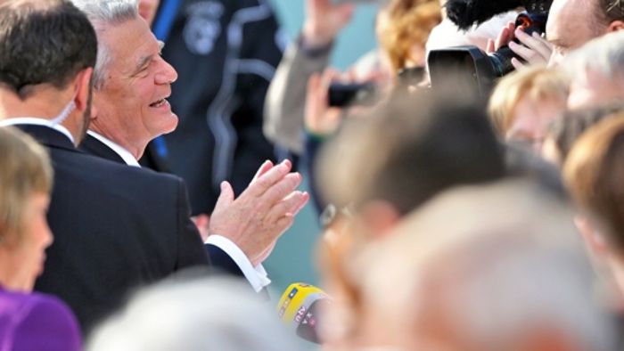 Gauck würdigt Bürger der DDR