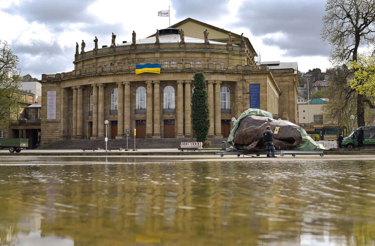 Das Stuttgarter Opernhaus am Eckensee Foto: Lichtgut/Max Kovalenko