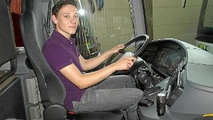 Mit 21 Jahren jüngster Busfahrer