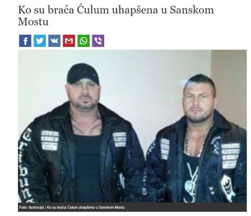 Die Brüder Culum, hier ein Screenshot der Nachrichtenseite nezavisne.com, sind in Bosnien verhaftet worden, kamen aber nach 24 Stunden wieder frei. Foto: nezavisne.com