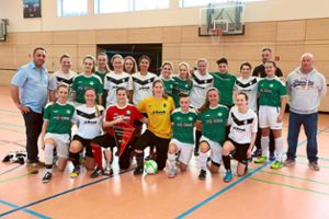 Die beiden Finalisten SF Gechingen (helle Trikots) und VfL Herrenberg sind für die WFV-Hallenmeisterschaft qualifiziert.  Foto: Kraushaar