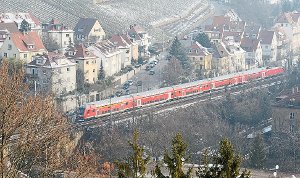 Die Gäubahntrasse in Stuttgart. Ab 2017 gibt es auf der Gäubahn ein verbessertes Fern- und Nahverkehrsangebot. Foto: Kraufmann
