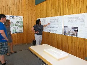 Der Entwurf Schulcampus des Nagolder Architektenbüros Bonasera bekam den ersten Preis zugesprochen. Foto: Stocker