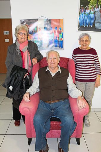 Ursula Seurig (von links), Hubert Ulmer und  Ingeborg Exner Foto: Baum Foto: Schwarzwälder Bote