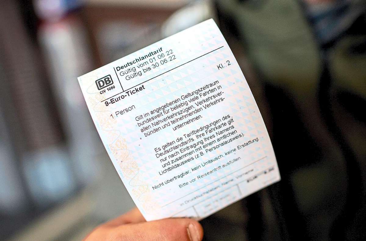 Die Ortenauer Hartz IV-Empfänger müssen wegen des Neun-Euro-Tickets kein Geld zurückerstatten. Foto: Dittrich