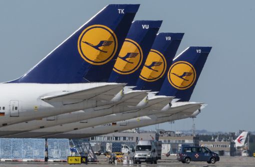 In der Coronakrise blieben zahlreiche Lufthansa-Maschinen am Boden. Foto: dpa/Boris Roessler