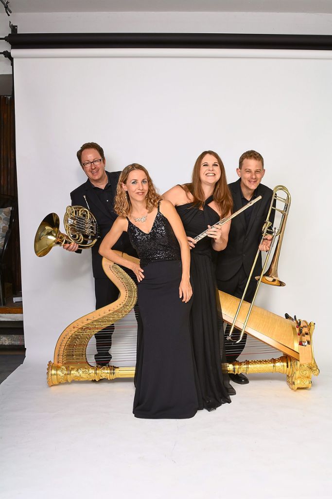 Das Glissando Quartett aus Stuttgart. Fotos: Veranstalter