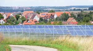 Solarparks wie dieser hier bei Nordstetten sind immer noch attraktive Projekte für Investoren. Foto: Hopp