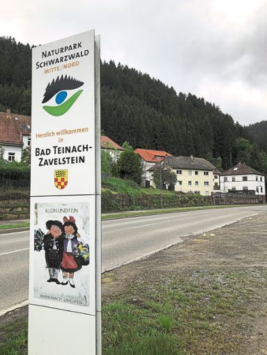 Hier in Bad Teinach-Zavelstein steht das gewünschte Ortsschild bereits. Foto: Buck Foto: Schwarzwälder Bote