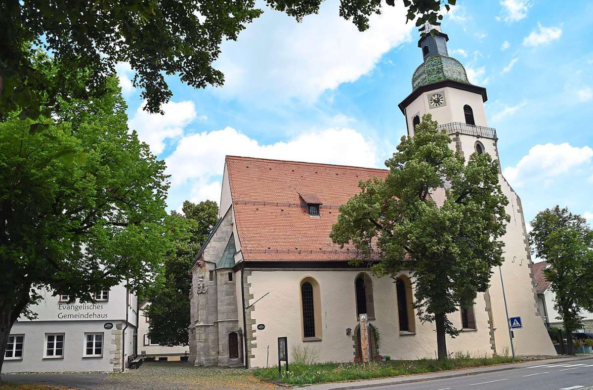 Die Rosenfelder Stadtkirche ist ein markantes Gebäude in der Altstadt.