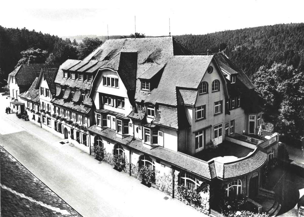 Der Tatort: das mittlerweile abgerissene Kurhotel Waldeck in Freudenstadt.  Foto: Stadtarchiv Freudenstadt