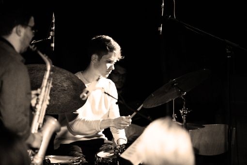 Lucas Klein ist am Schlagzeug zu hören.   Fotos: Kammererr Foto: Schwarzwälder Bote
