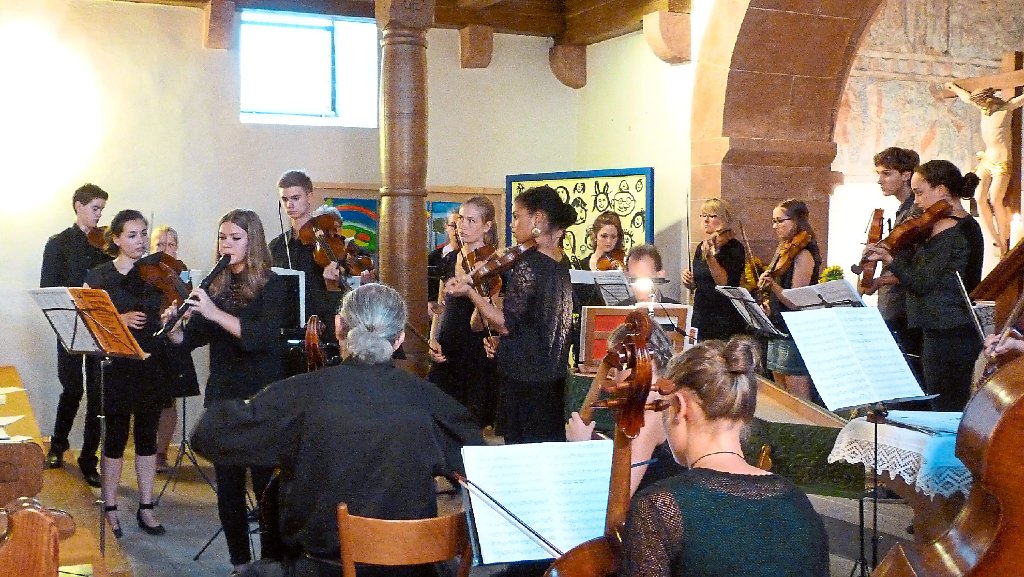 Rund 20 Workshop-Teilnehmer ließen in der Remigiuskirche  Neue Alte  Musik erklingen. Foto: Kosowska-Németh Foto: Schwarzwälder-Bote