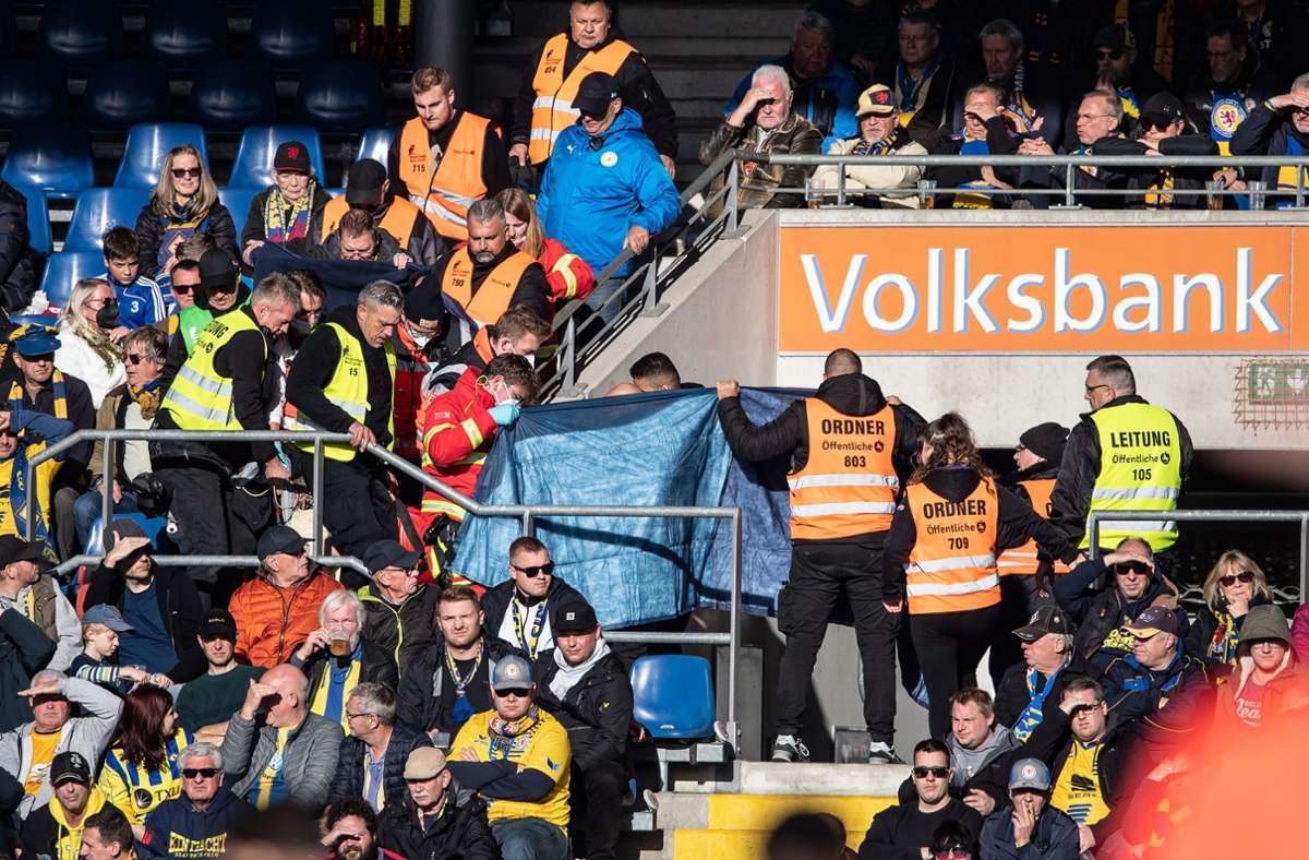 Zweitliga-Spiel gegen Fürth: Braunschweig-Fan stirbt nach Stadionbesuch
