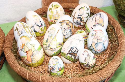 Österliche Eierkunst in Vollendung. Foto: Kost