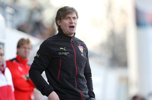 Walter Thomae, der Trainer des VfB Stuttgart II (Symbolbild) Foto: Pressefoto Baumann
