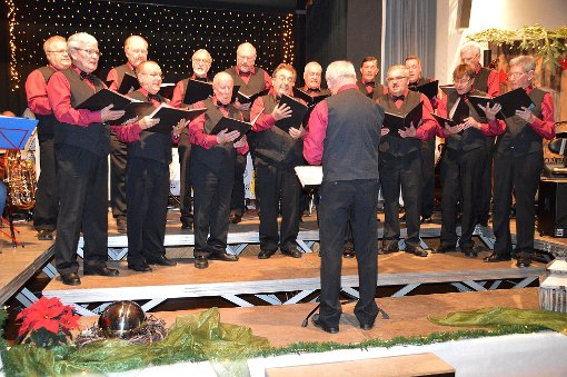 Mit einfühlsamen Liedbeiträgen hat der Männergesangverein das gemeinsame Weihnachtskonzert bereichert. Fotos: Lissy Foto: Schwarzwälder-Bote
