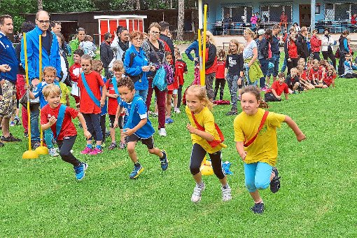 96 Kinder waren zum Wettbewerb nach Gauselfingen gereist. Foto: Eule Foto: Schwarzwälder-Bote